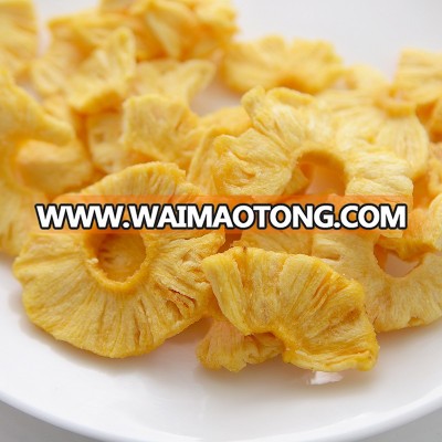 VF pineapple vacuum fried pineapple chip dried VF pineapple snack with top quality from China