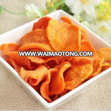 Chinese Healthy Snack Vacuum Fried Dried Vegetables-VF Carrot Slice ,Sticks