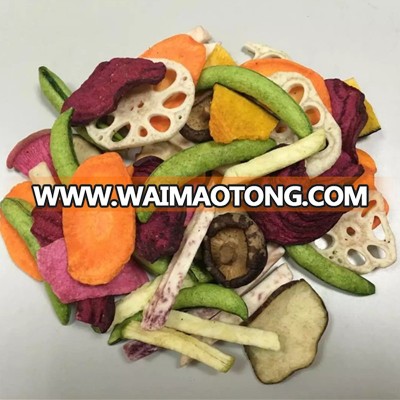 Hot sales  top quality crispy VF mixed vegetable and fruit chips