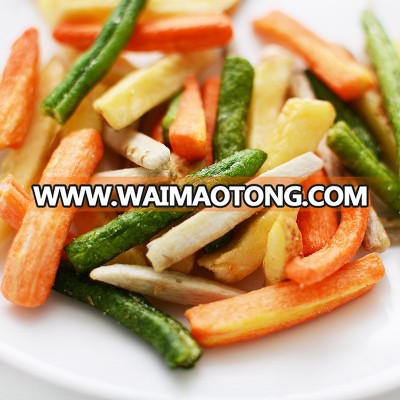 VF mixed vegetable vacuum fried vegetable health VF product from China